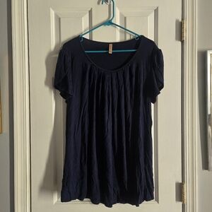 Navy Blue XL Women's Top